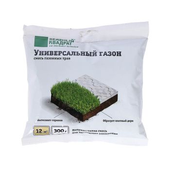 Газон Универсальный 0,3кг Зелёный Квадрат *1/15