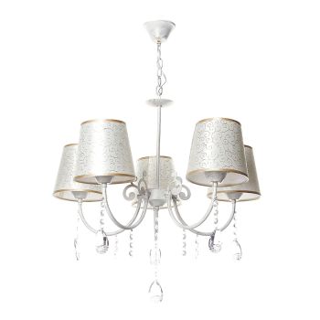 Люстра N2324/5   WG 5*40W E27 (h=850 d=600) VERNER LIGHTING *1