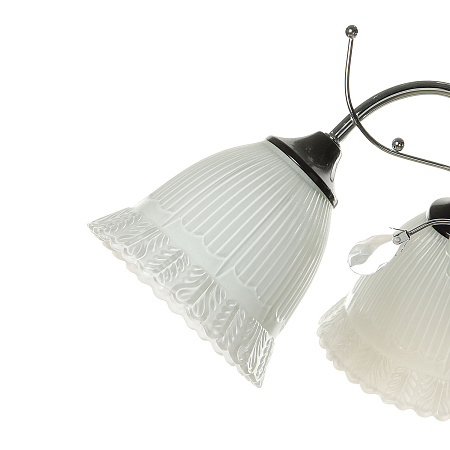 Люстра N0538/5  CH+BK  5*40W E14, 220V  VERNER LIGHTING *1