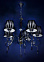 Люстра N1079/5 CH Е27 5*40Вт (h=780; d=640)  VERNER LIGHTING *1