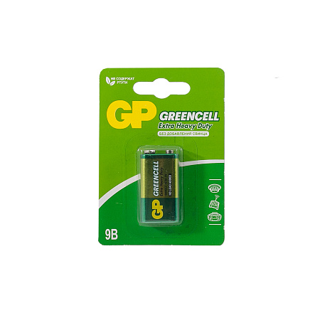 Элемент питания крона GP Greencell 9V 1604GLF-CR1 *1/10/100/200