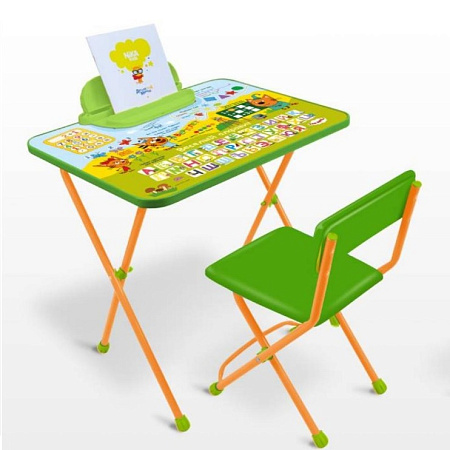 Комплект детской мебели: Стол выс.58см+стул с мягк.сид..выс.32см+Пенал "Три кота" ТК2 (Ижевск)*1