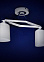 Люстра N2006/2 WT+CH Е27 2*40Вт (h=350; d=500) S=8м2 VERNER LIGHTING *1