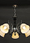Люстра N0538/5  CH+BK  5*40W E14, 220V  VERNER LIGHTING *1