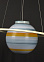 Люстра 8407 BL 32W*2+Е27 blue 600мм S=6м2  VERNER LIGHTING *1