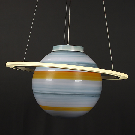 Люстра 8407 BL 32W*2+Е27 blue 600мм S=6м2  VERNER LIGHTING *1