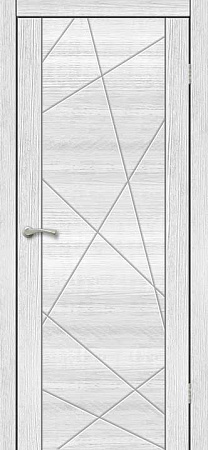 Дверь межкомнатная глухая ESTETICA 304 ПВХ Санторини Белый 700 мм BROZEX-WOOD *1
