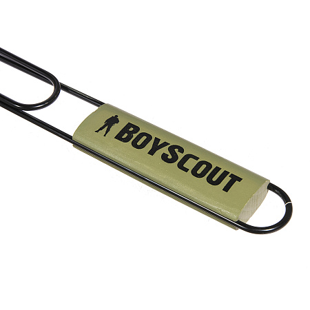 Решетка для "барбекю" BOYSCOUT" 57(+5)*30*25*5,5см АНТИПРИГАРНОЕ покрытие 61303 (веер в подарок)*1/8