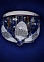 Люстра Y0834/3+3 CH Е14 3*40Вт +3*3Вт ( h=200; d=300)   VERNER LIGHTING*1