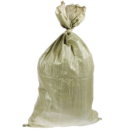 Мешок для строительного мусора п/проп.тканый 55см х 95см ( в скрутке 10шт)  ЗЕЛЕНЫЙ до 50кг *100