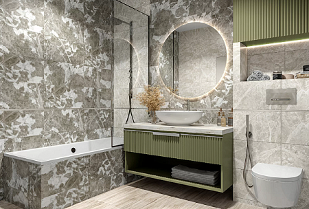 Настенная плитка Action_GT  Сер. 300*600*9 GT210VG   Global tile *1/58,32