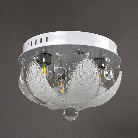 Люстра Y0833/3+3 CH Е14 3*40Вт +3*3Вт ( h=200; d=300)  VERNER LIGHTING *1