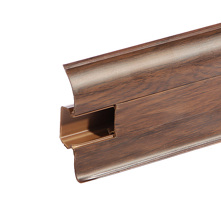 Плинтус напольный Wimar  Серия  с мяг.краем 818 Дуб Гартвис 58ММ  (2,5м) *40