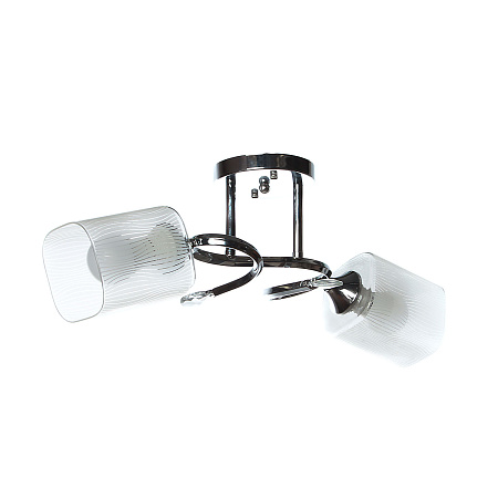 Светильник подвесной N2018/2 CH Е27 2*40Вт ( h=280; d=470) S=8м2 VERNER LIGHTING *1