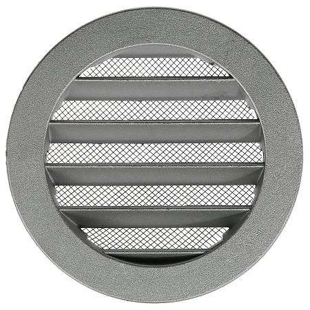 Решетка вентиляционная круглая Ø125мм 10РКМ ERA (сетка, с фланецем Ø100мм, алюминий) *1/45