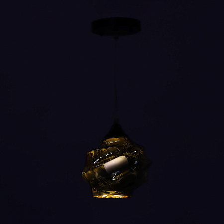 Люстра A3886/1H BK Е27 1*40Вт ( h=135/800; d=180) S=6м2 VERNER LIGHTING *1