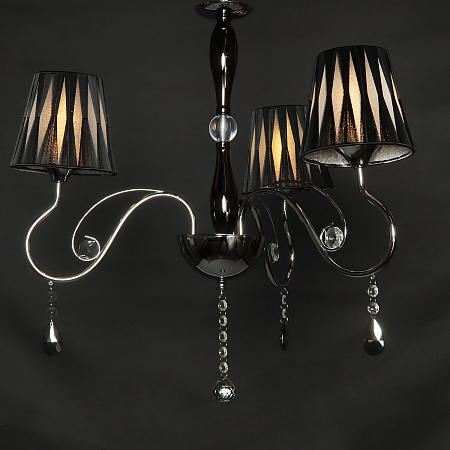 Люстра N1079/3 CH Е27 3*40Вт (h=740; d=570)  VERNER LIGHTING *1