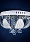 Люстра Y0992/4  CH  4*40W E14, 220V пульт (h-240; d-400)  VERNER LIGHTING *1