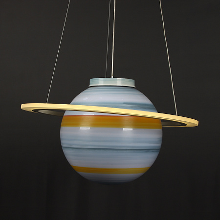 Люстра 8407 BL 32W*2+Е27 blue 600мм S=6м2  VERNER LIGHTING *1
