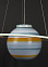 Люстра 8407 BL 32W*2+Е27 blue 600мм S=6м2  VERNER LIGHTING *1