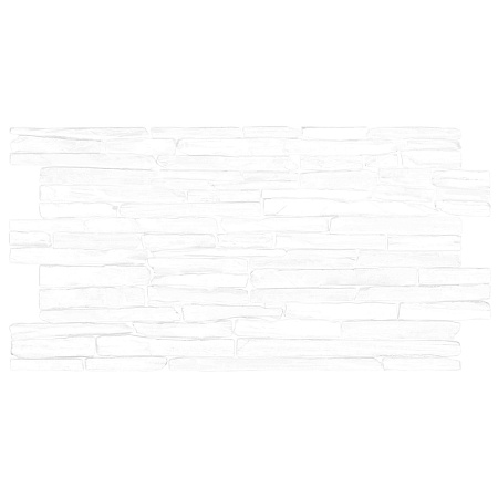 Панель стеновая ПВХ "ГРЕЙС" Кварцит белый (980*500 мм) *10