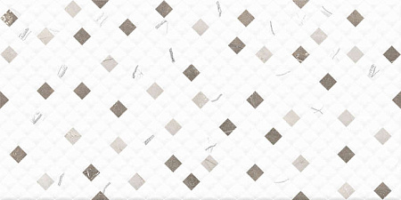 Плитка настенная Siluet GT белая мозаика  500*250*9 GT125VG  Global Tile *1,375кв.м/74,25