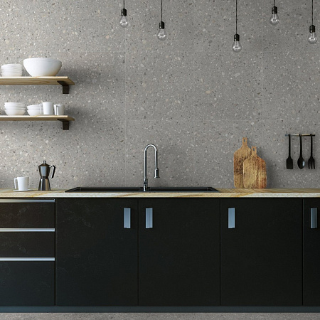 Керамогранит Saga_GT грес глаз. серый 600*600*9,5 GT60602301MR Global Tile *1,44м.кв/43,2