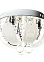 Люстра Y0596/3+3 CH Е14 3*40Вт +3*3Вт ( h=200; d=300)  VERNER LIGHTING *1