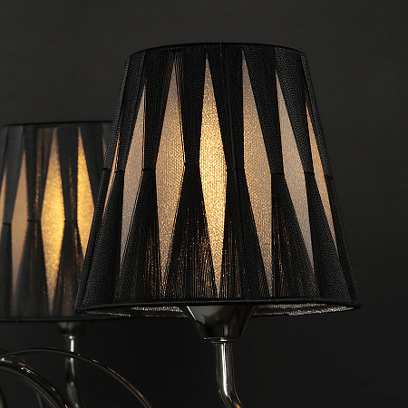Люстра N1079/3 CH Е27 3*40Вт (h=740; d=570)  VERNER LIGHTING *1