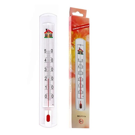 Термометр комнатный "Домик" от 0°C до +50°C арт.ТСК-7 (карт.коробка) *1/140