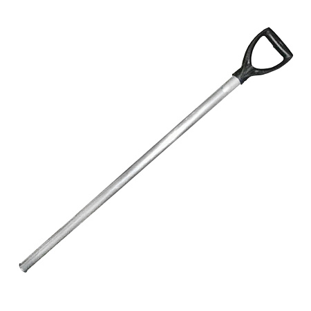 Черенок металлический 120см, d-32, для снегоуборочных лопат, с V-ручкой  *20