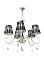 Люстра N1079/5 CH Е27 5*40Вт (h=780; d=640)  VERNER LIGHTING *1