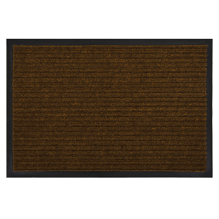 Коврик 120*150 см влаговпитывающий, ребристый коричневый "VORTEX" (арт.22102/24200) *1/6
