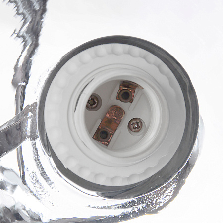 Светильник подвесной N2018/2 CH Е27 2*40Вт ( h=280; d=470) S=8м2 VERNER LIGHTING *1