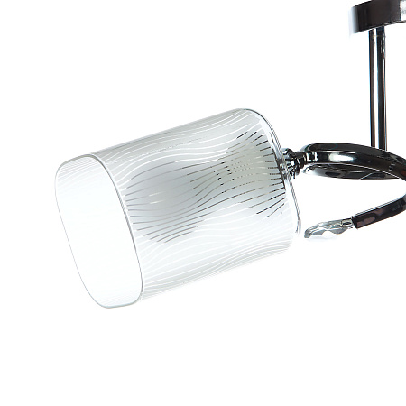 Светильник подвесной N2018/2 CH Е27 2*40Вт ( h=280; d=470) S=8м2 VERNER LIGHTING *1
