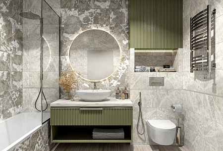 Настенная плитка Action_GT  Сер. 300*600*9 GT210VG   Global tile *1/58,32