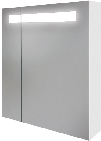 Зеркало-шкаф /Cersanit/ MELAR 70  (с подсветкой) белый SP-LS-MEL70-Os *1/10
