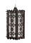 Люстра N2208/1H CH Е27 1*40Вт (h=930; d=150)  VERNER LIGHTING *1