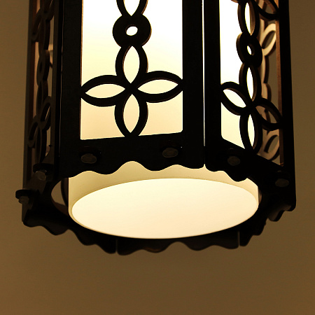 Люстра N2208/1H CH Е27 1*40Вт (h=930; d=150)  VERNER LIGHTING *1