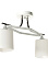 Люстра N2006/2 WT+CH Е27 2*40Вт (h=350; d=500) S=8м2 VERNER LIGHTING *1