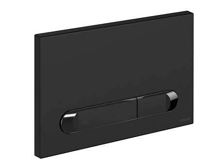 Кнопка ESTETICA черный матовый, с рамкой хром, пластик (LINK PRO, VECTOR, LINK) Cersanit *1