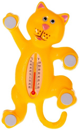 Термометр уличный (наружный) "Котик" от -30°C до +50°C (устан.на 2-ст.ск.)арт.ТБ-306(п/э пакет)*1/72