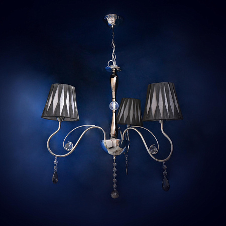Люстра N1079/3 CH Е27 3*40Вт (h=740; d=570)  VERNER LIGHTING *1