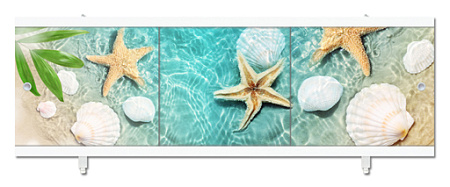 Экран под ванну "Ультра легкий АРТ" Солнечный пляж 1,48м *2