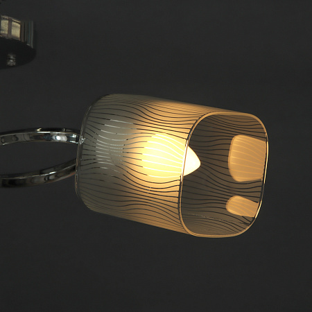 Светильник подвесной N2018/2 CH Е27 2*40Вт ( h=280; d=470) S=8м2 VERNER LIGHTING *1