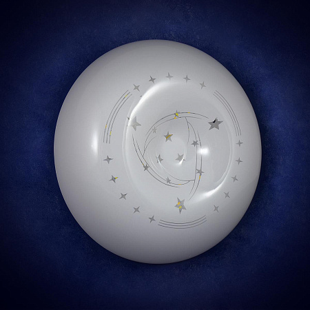 Светильник светодиодный акриловый 270мм 24W 8013/12W*2 3123 LED 3 р(т.и хол.свет,смеш)б/пS=10м2 VERNER LIGHTING