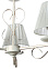Люстра N1439/3 WG Е14 3*40Вт ( h=550; d=520)  VERNER LIGHTING *1