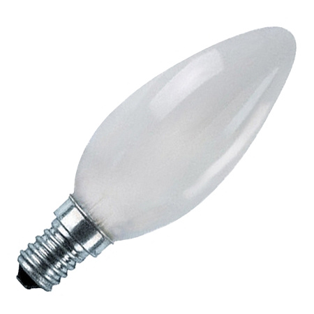 Лампа накаливания 60W Е14 свеча матовая TDM SQ0332-0019 *10/100