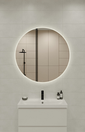 Зеркало /Cersanit/ ECLIPSE smart 100*100, c подсветкой, круглое (64145) *1/40