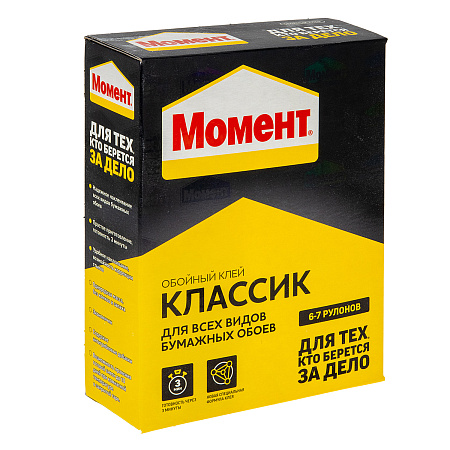 Клей для обоев бумажных 200г "Момент-КЛАССИК" 761780 40м2 *1/24
